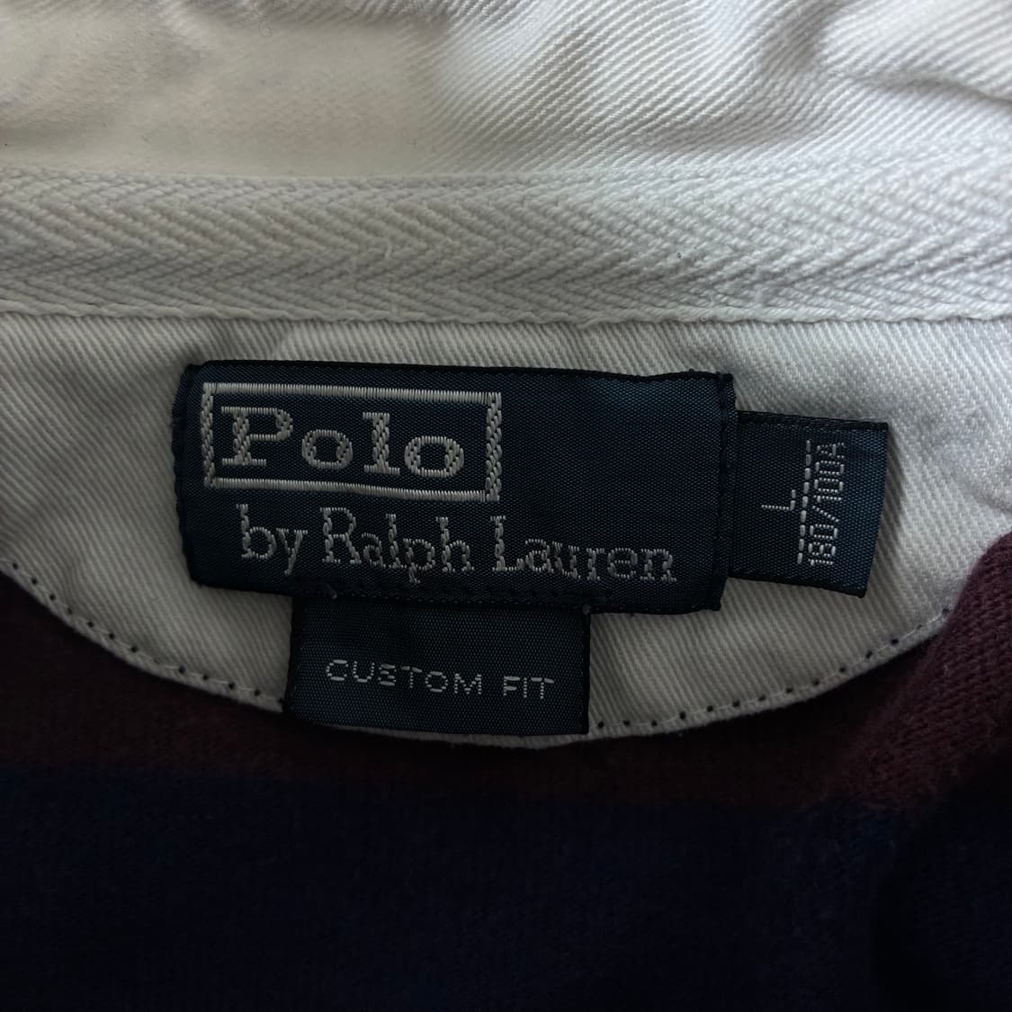 Polo  폴로 랄프로렌 크러스트 로고 스트라이프 럭비 티셔츠 상품이미지5