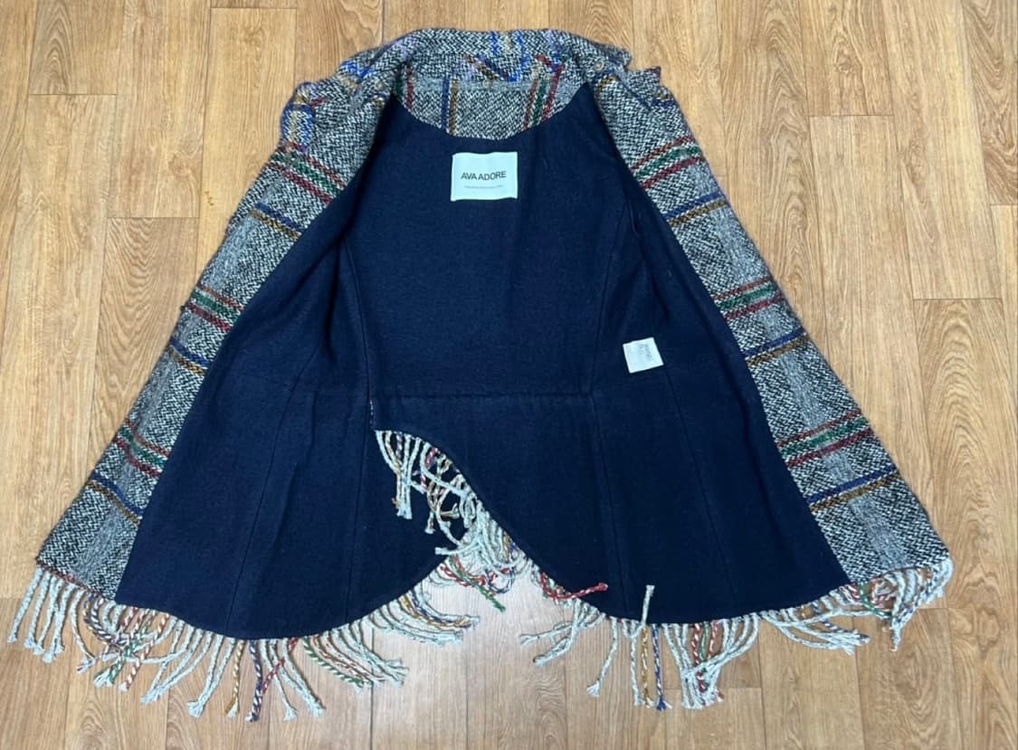 Ava Adore 체크 코트 상품이미지3