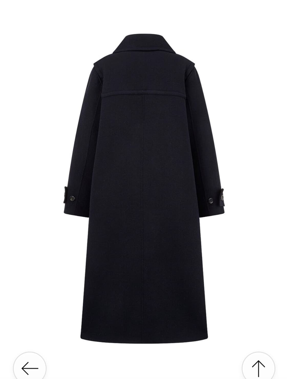 스튜디오톰보이 A라인 오버핏 트윌 코트 사이즈 F 상품이미지3