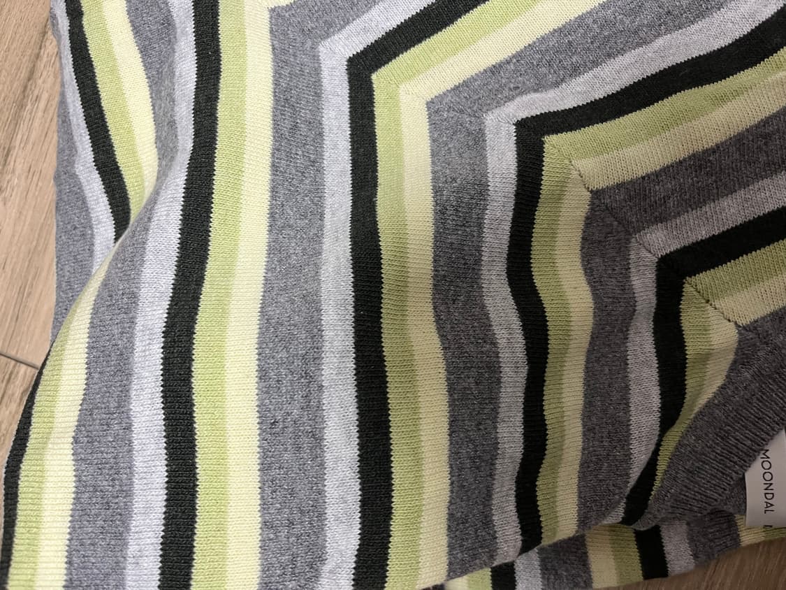 문달 스트라이프 래글런 니트 상품이미지4