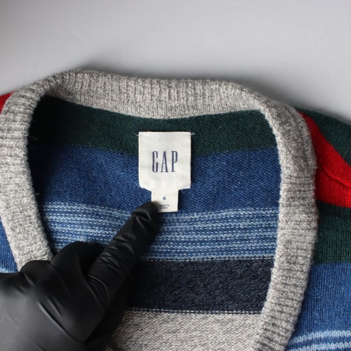 GAP 멀티 컬러 스트라이프 라운드 니트 S 상품이미지6