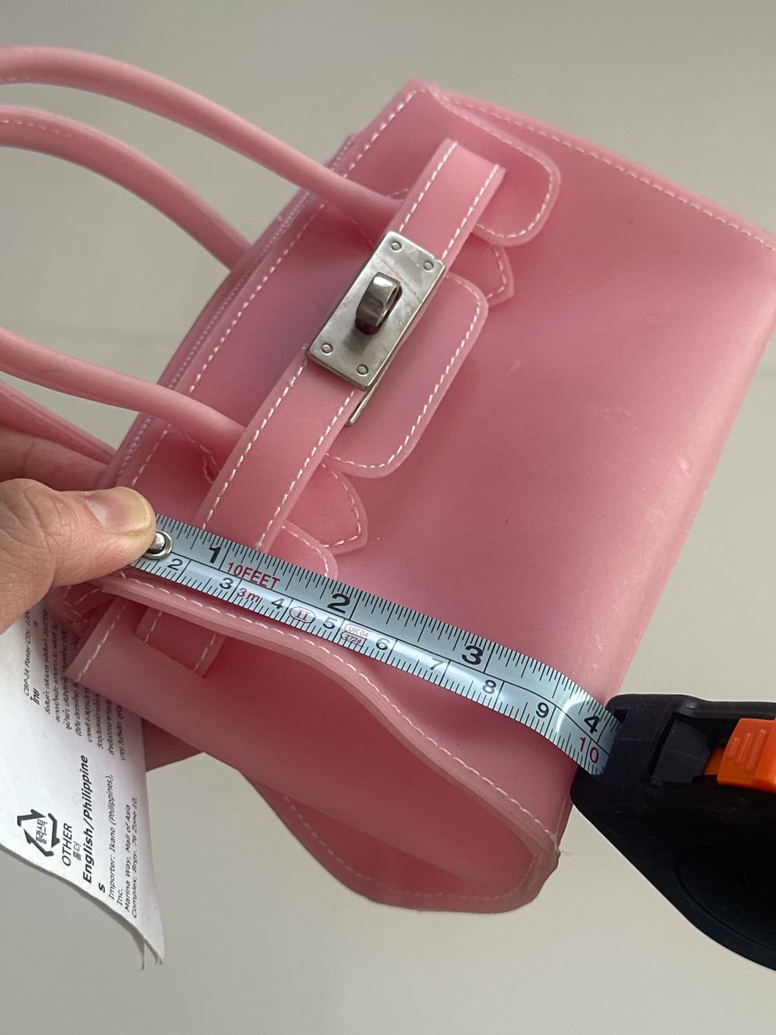 미니 젤리버킨 젤리 버킨 퍼킨 핑크색 상품이미지5