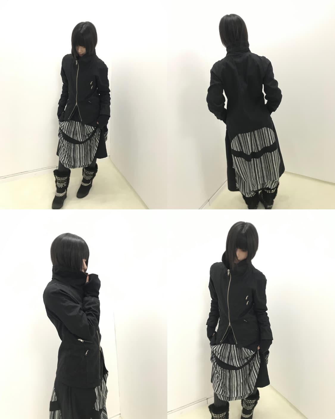 Handwarmer high neck 2way zipper jacket 상품이미지10
