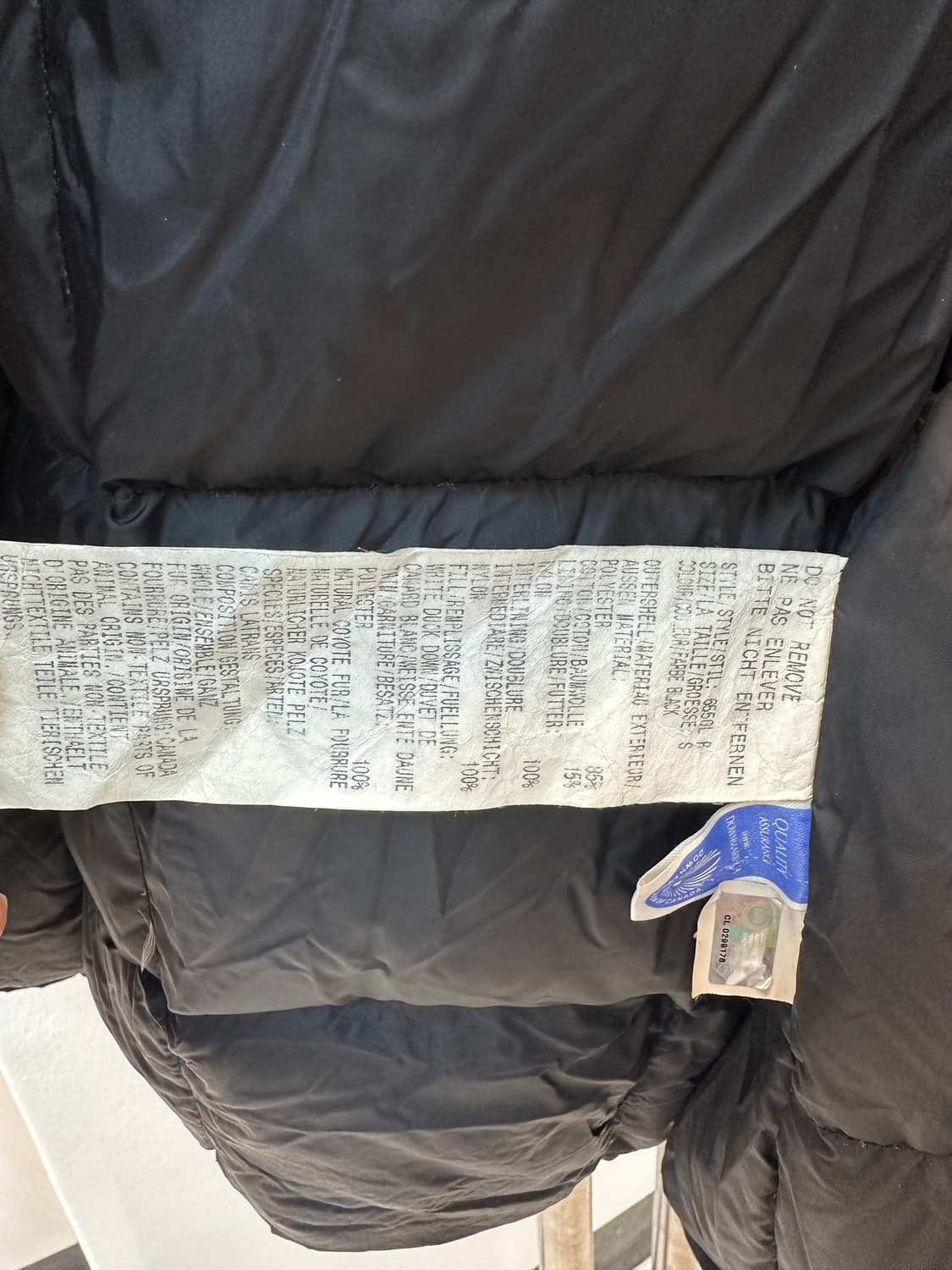 캐나다구스 블랙 패딩 s사이즈 상품이미지5