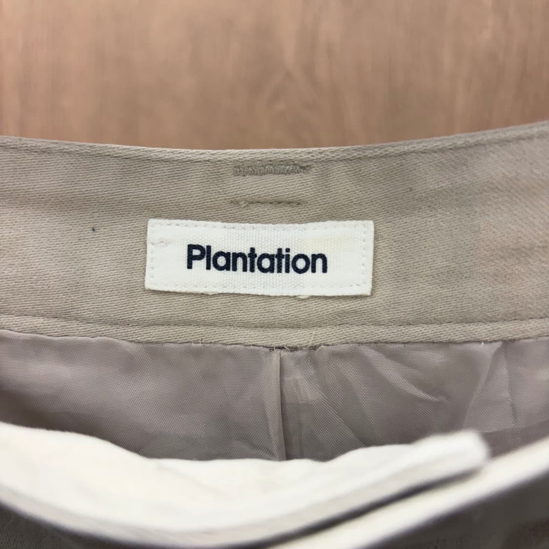 이세이미야케 플랜테이션 코튼 내추럴 롱 스커트 아웃 포켓 디테일 아이보리 상품이미지6