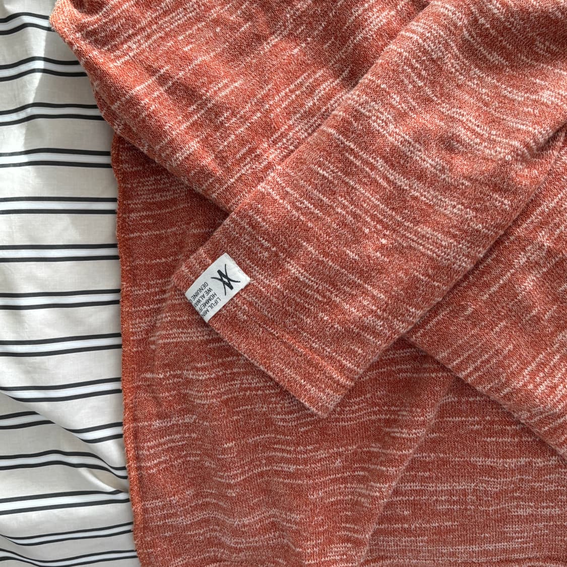 LIFUL 긴팔 셔츠 M 오렌지 상품이미지4