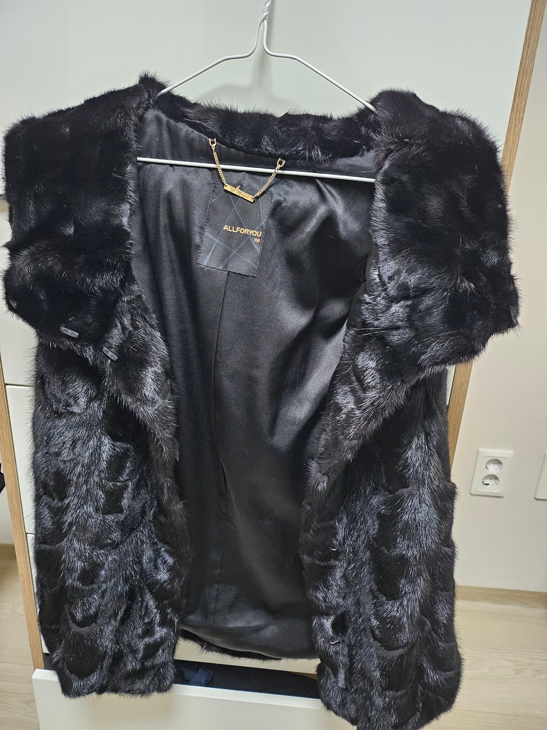 올포유 밍크100% 베스트 조끼 상품이미지1