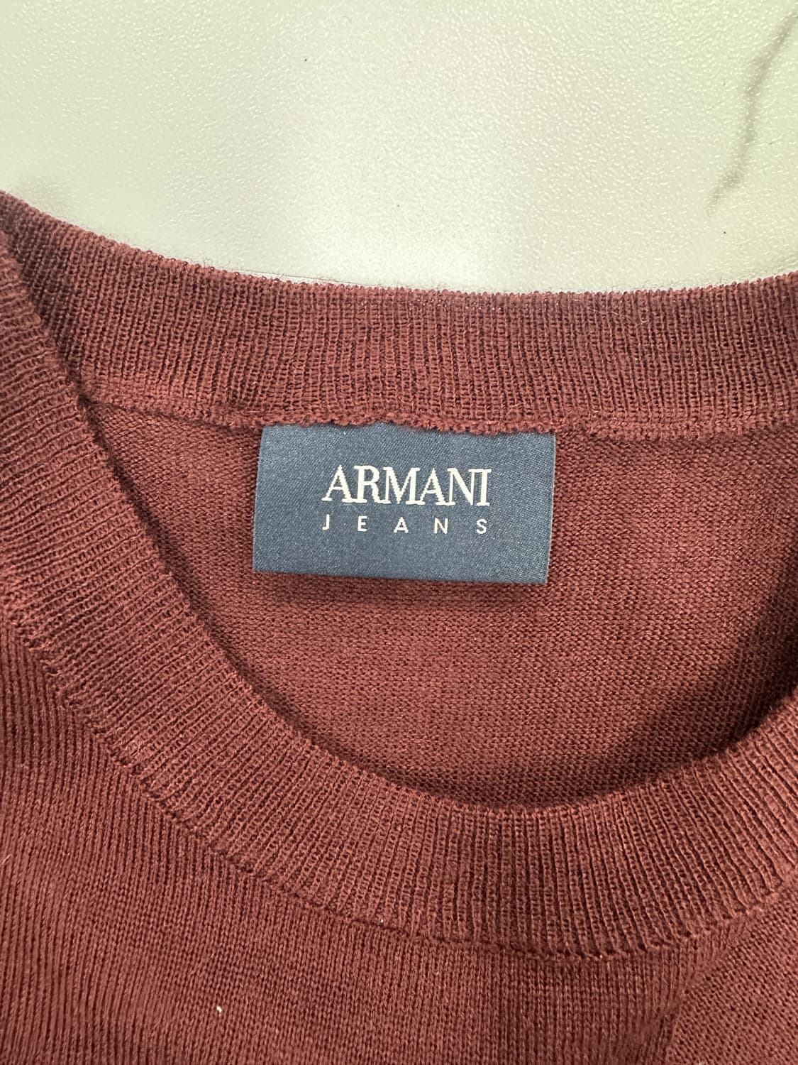 아르마니진 패턴 니트 상품이미지4