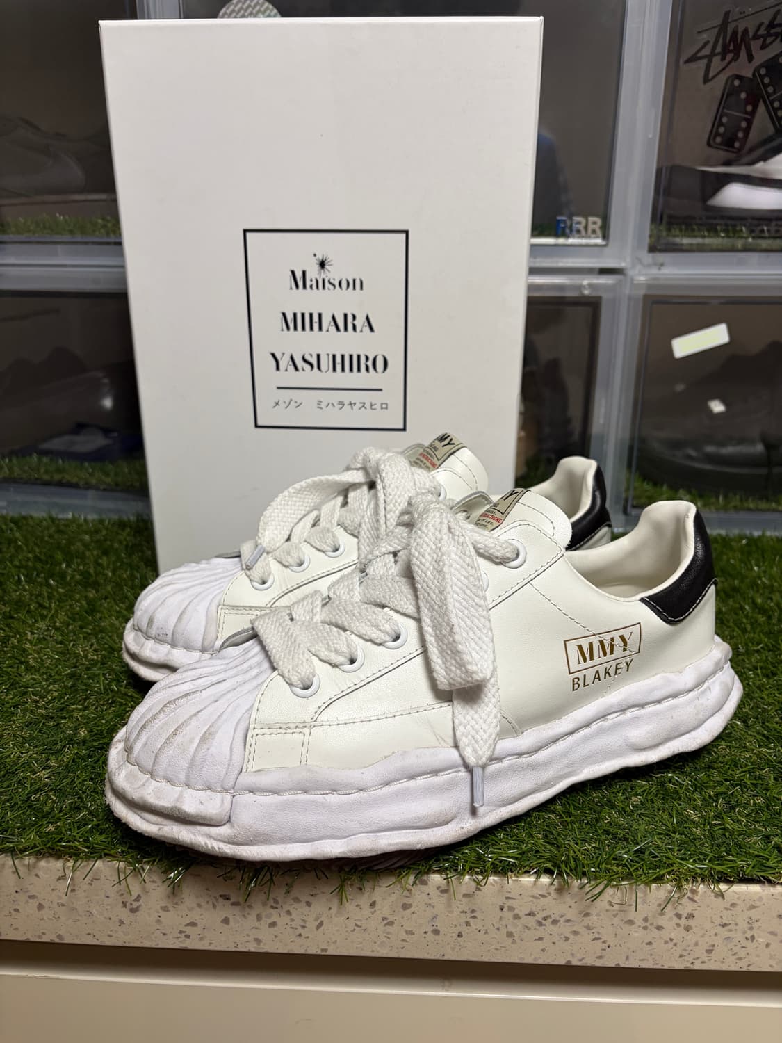 미하라 야스히로 블레이키 og 레더 화이트 41 상품이미지1