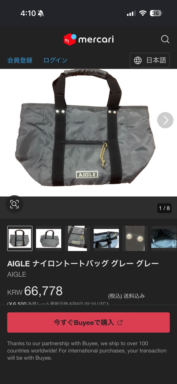 aigle mint bag 상품이미지7