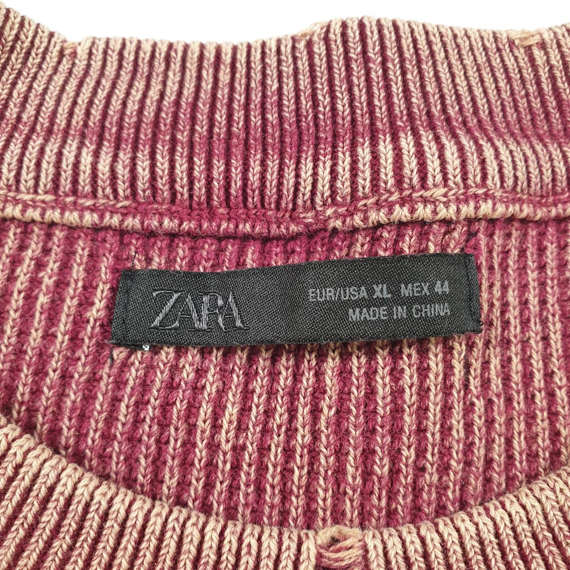 ZARA 와플 니트 스웨터 상품이미지2