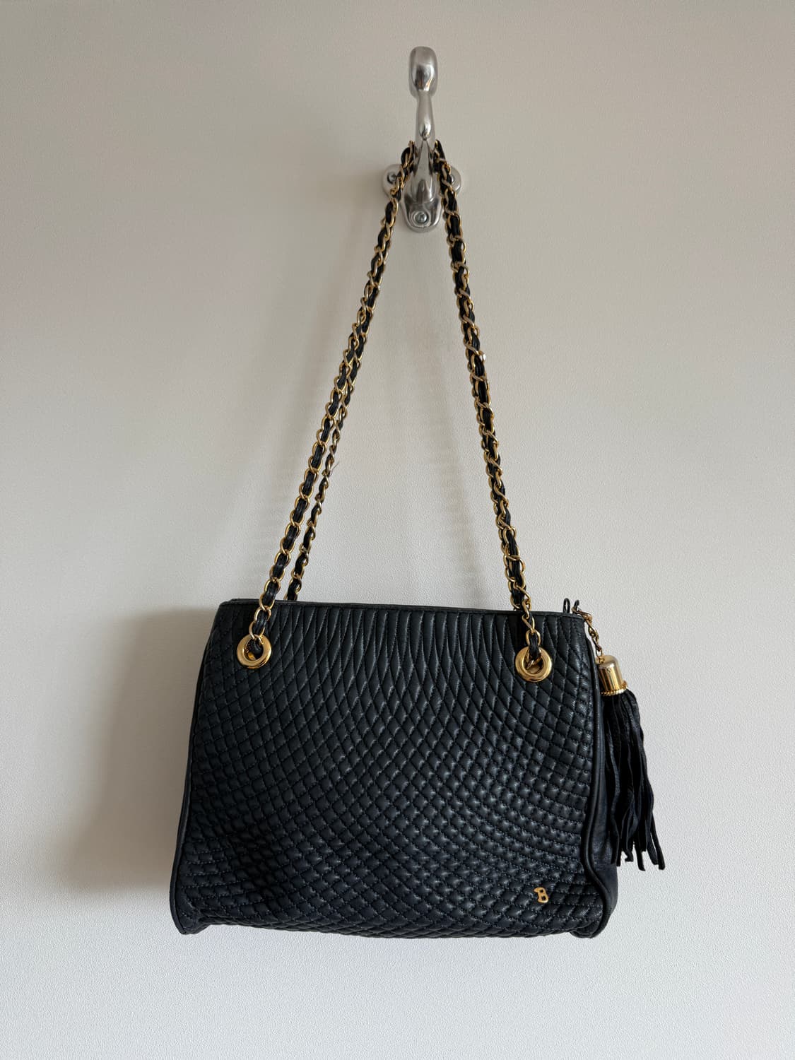 올드 발리(BALLY) 레더 체인 숄더백 상품이미지4