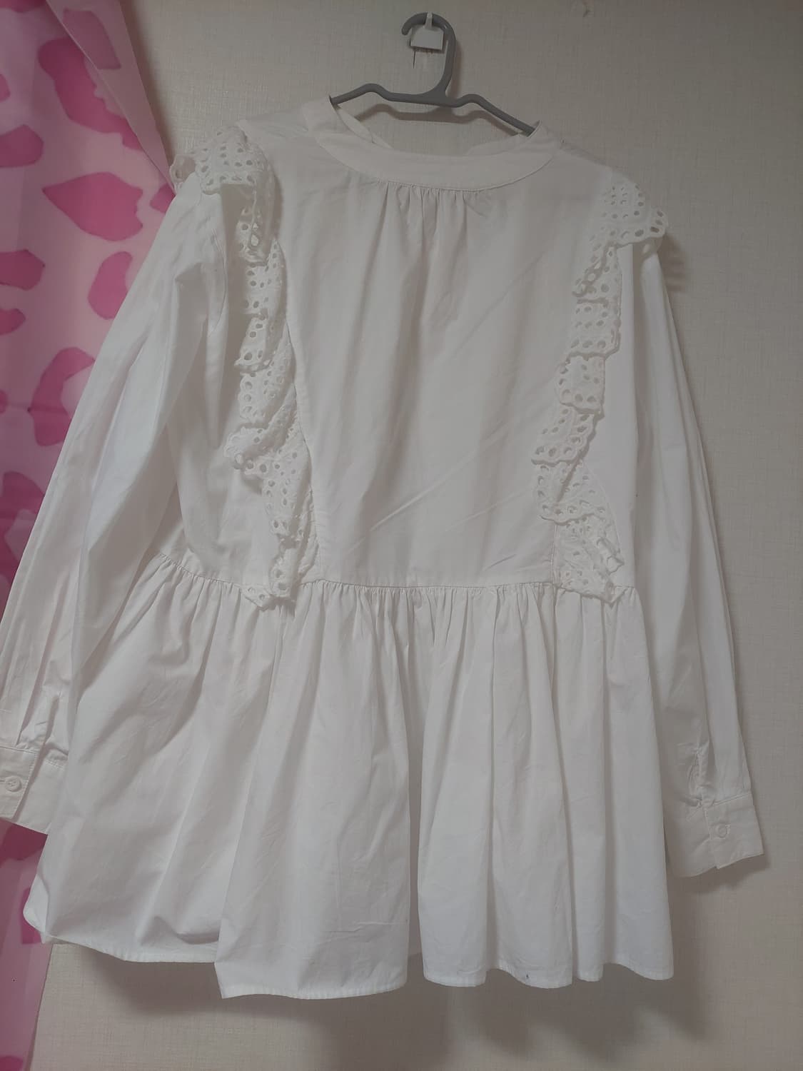 모리걸 빈티지 카라 롱 블라우스  상품이미지3