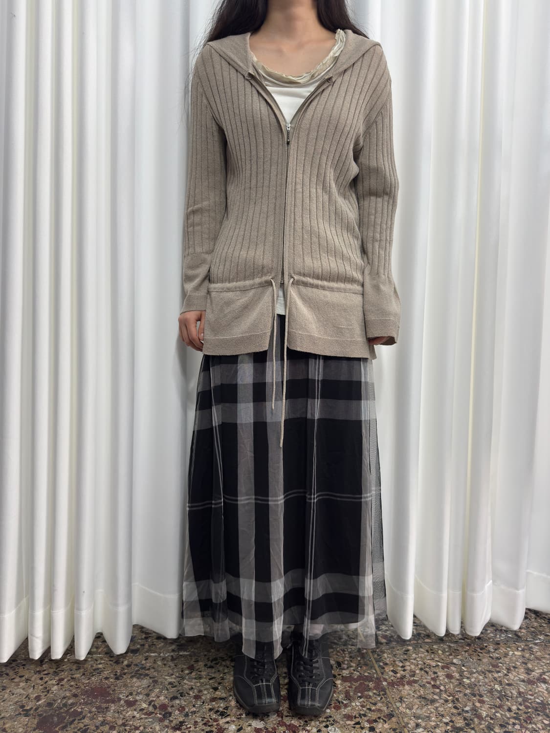 check sha skirt 상품이미지1