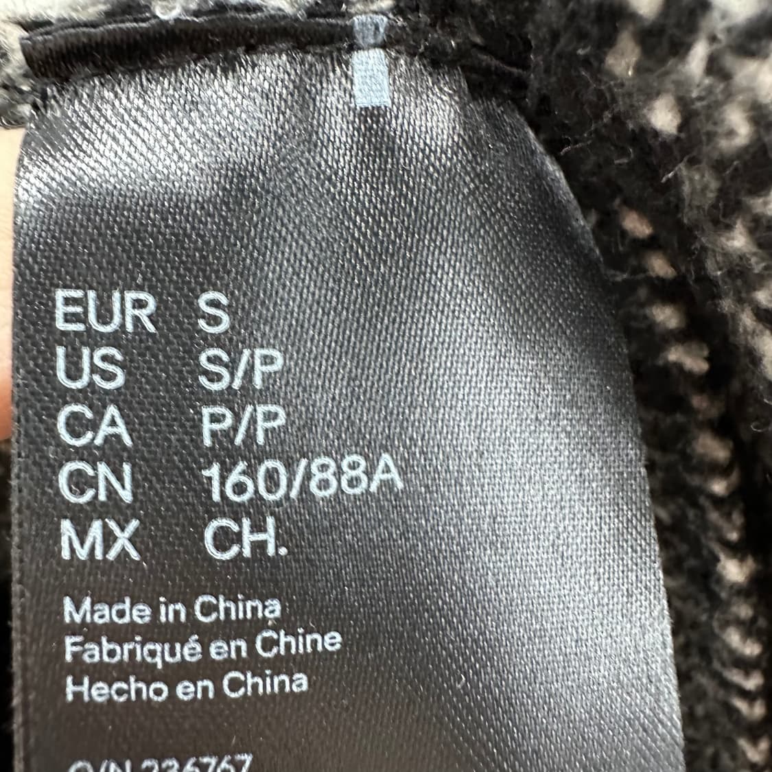 90 캉골 X H&M 여자 오버핏 니트 상품이미지4