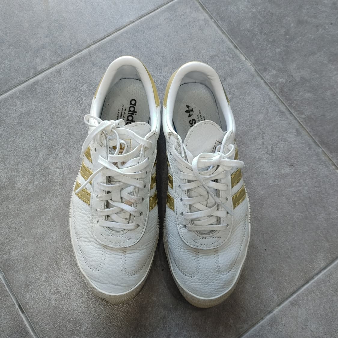 240 아디다스 삼바로즈 화이트골드 스니커즈 운동화 상품이미지2