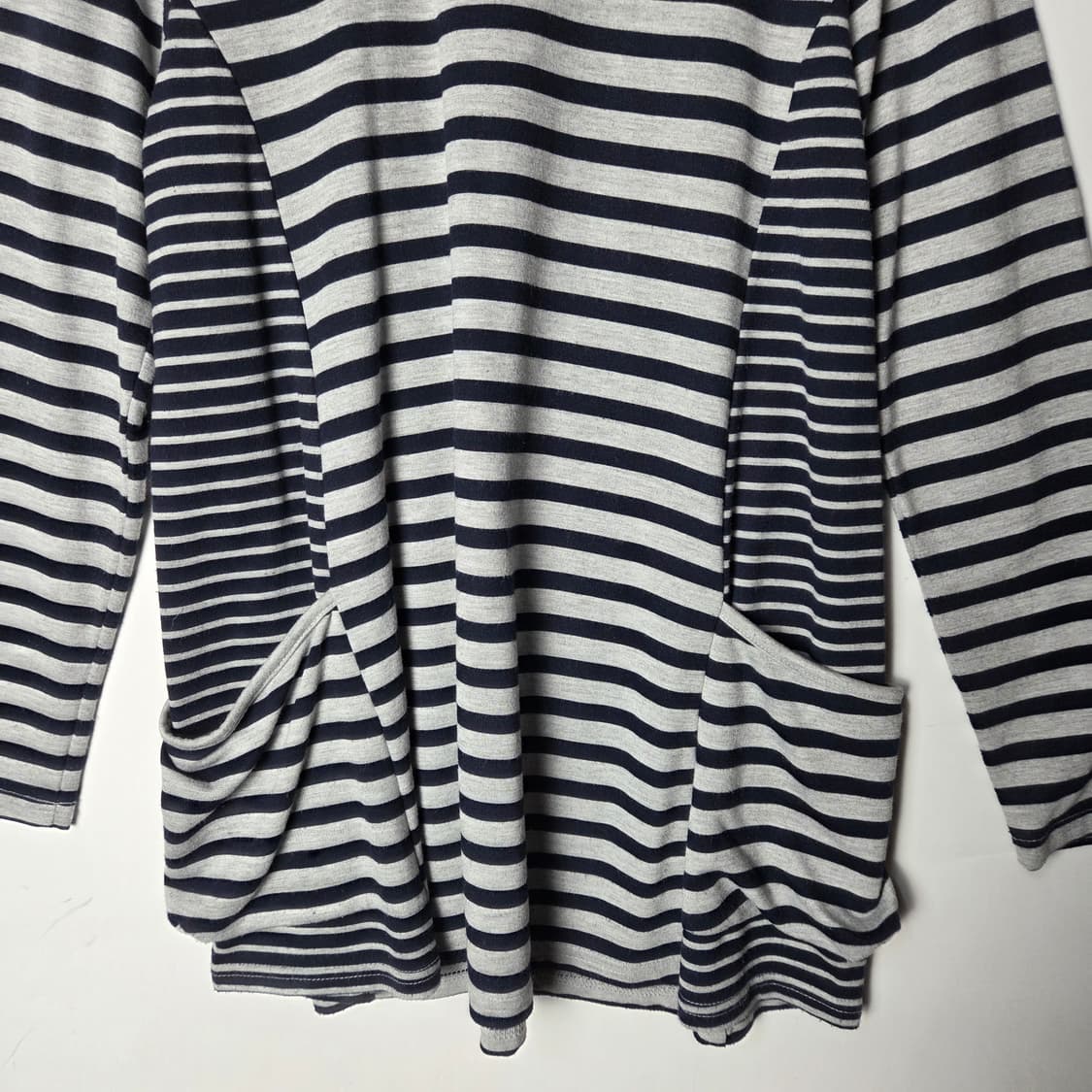 [Beams heart] 빔즈 스트라이프 포켓 롱슬리브 상품이미지4