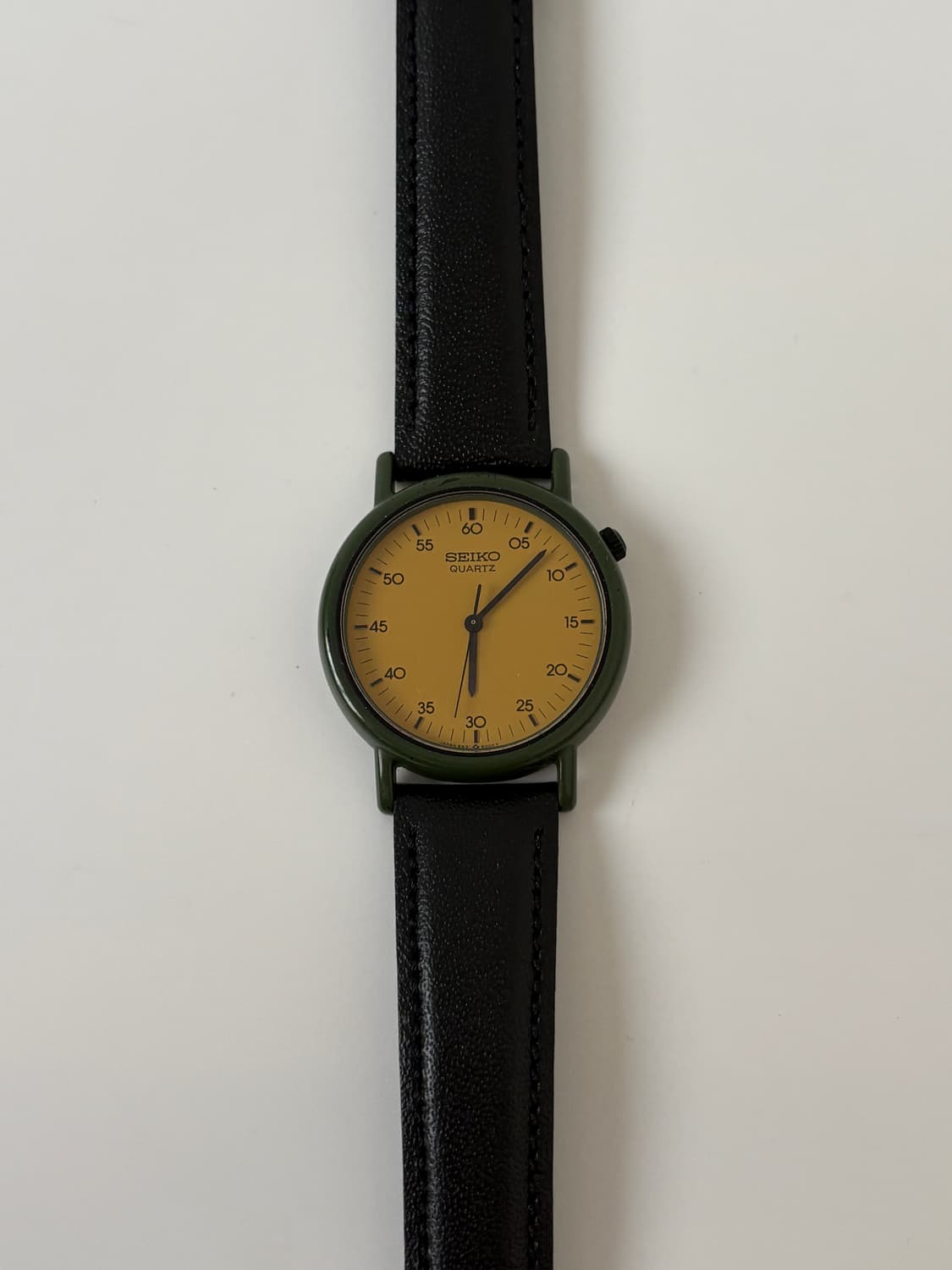 1980s Avenue Yellow Dial Field Quartz 상품이미지1