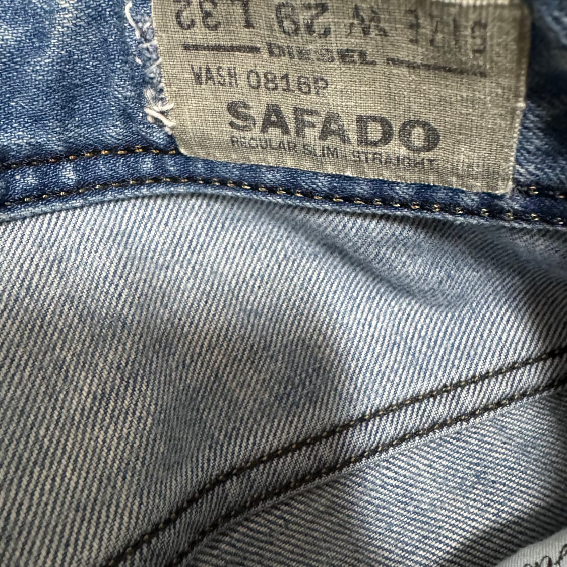 디젤 사파도 플레어 데님팬츠 상품이미지7