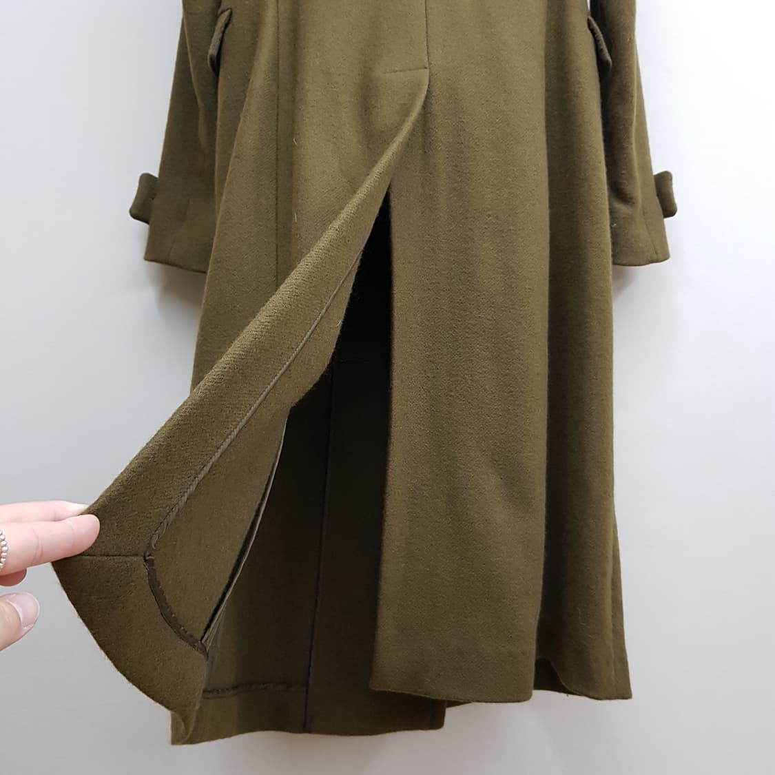 띠어리 THEORY 카라넥 더블 버튼 코트 P사이즈 상품이미지6