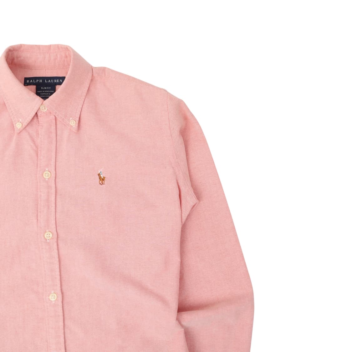 폴로 랄프로렌 옥스포드 핑크 멀티포니 셔츠 상품이미지3
