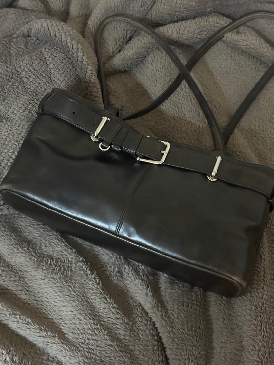 오소이 숄더 브로클 스테인 브라운 상품이미지2