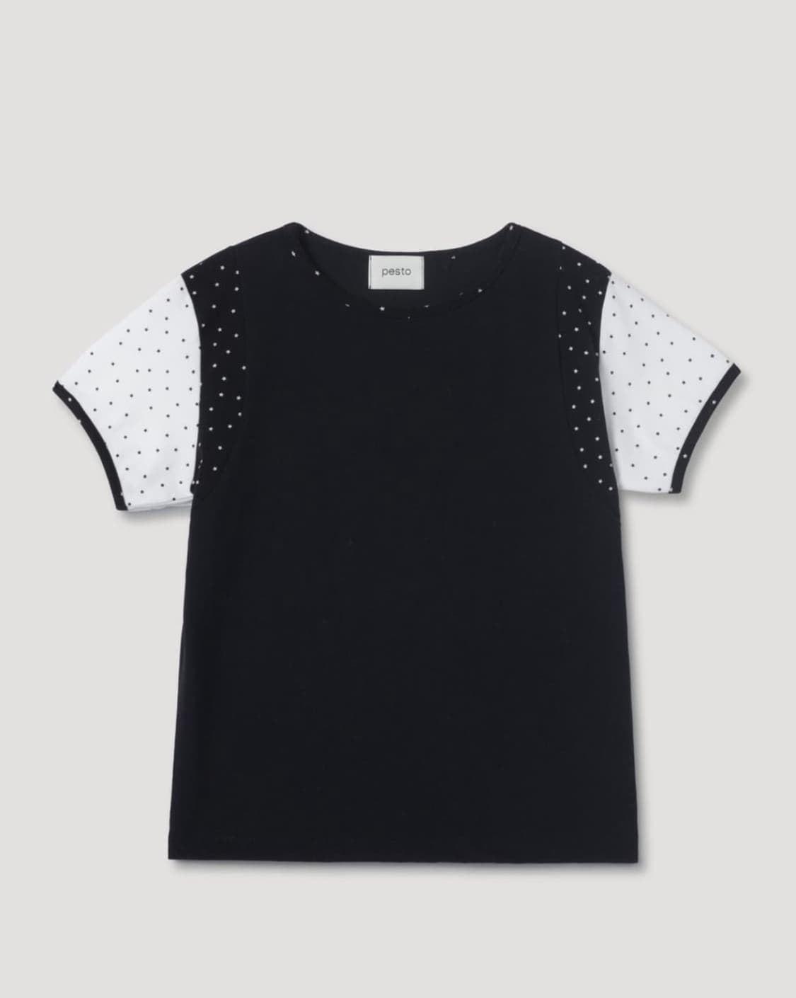 페스토 스타 블록티셔츠 블랙 pesto star block t-shirt 상품이미지1