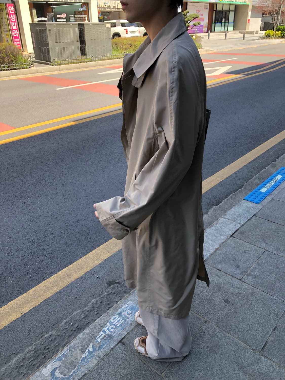 마르코 벤투리 하이넥 트렌치 코트 상품이미지2