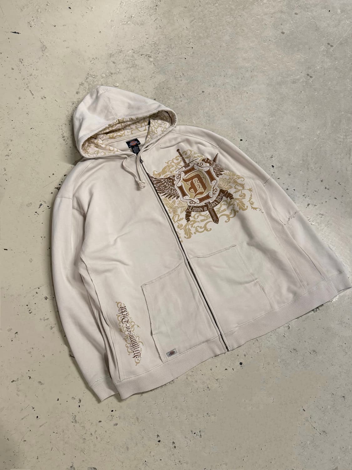 Dickies printing oversized hood zip-up 상품이미지6