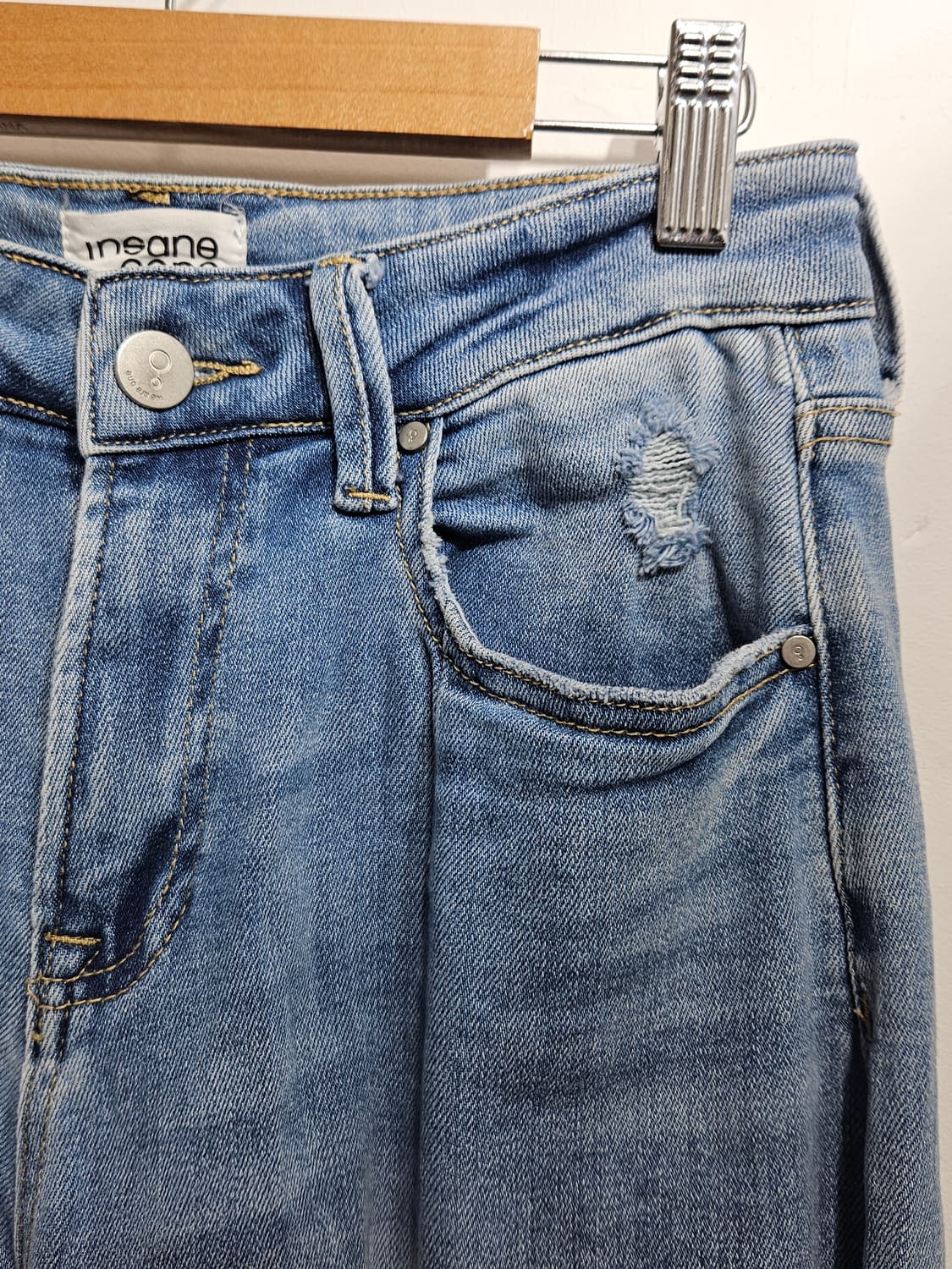 미국 Insane Gene 브랜드의 데미지 컷팅진 상품이미지6