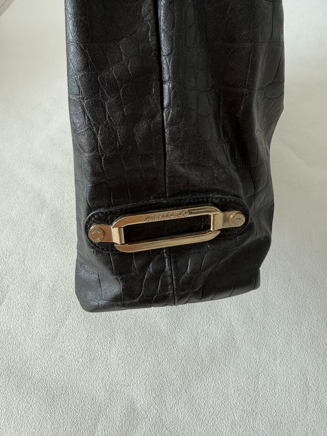 지미추(JIMMY CHOO) 레더 숄더백(ITALY, 큰 사이즈) 상품이미지8