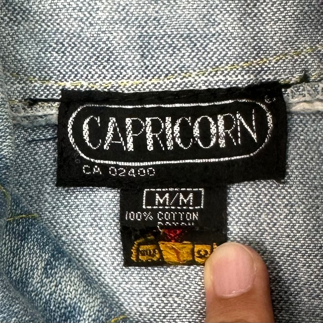 90’s unique vintage denim jacket 상품이미지6