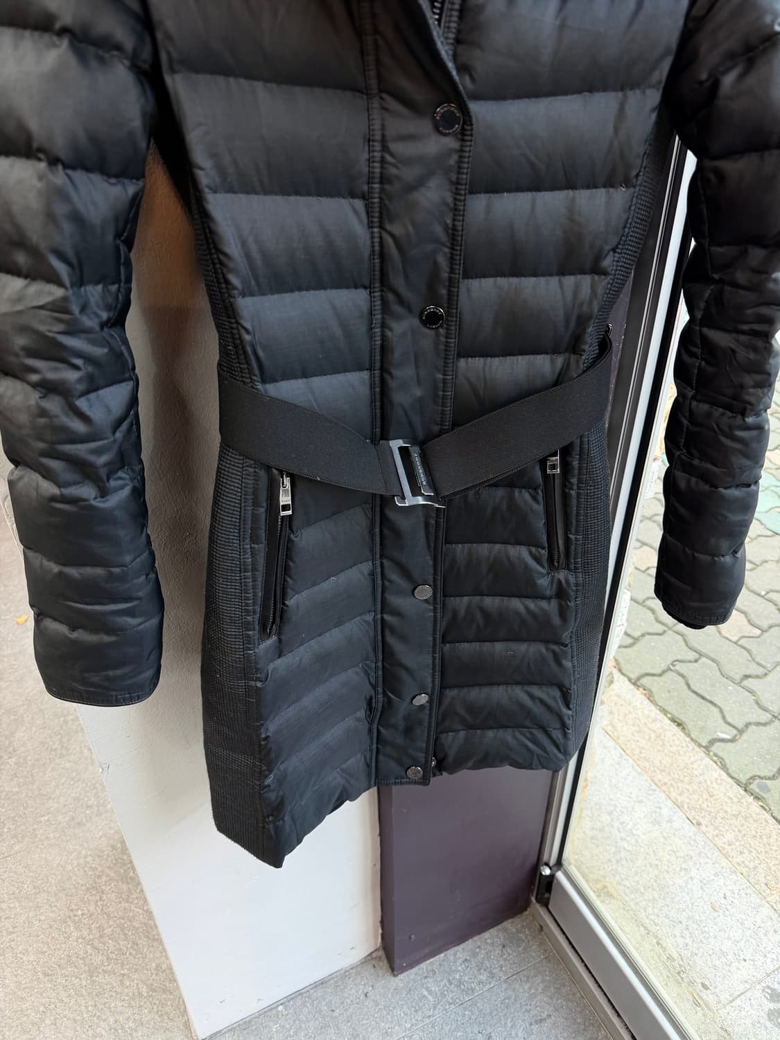 UK2/ 버버리 아비데일 벨티드 퍼 롱패딩 점퍼 상품이미지4