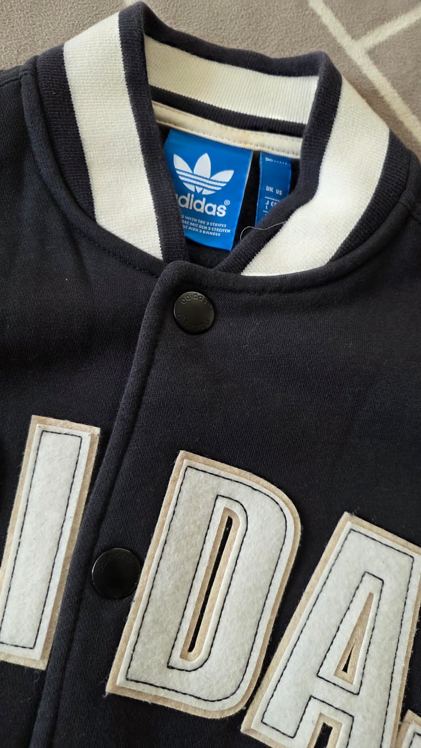 아디다스 배색 바시티 자켓 져지 상품이미지3