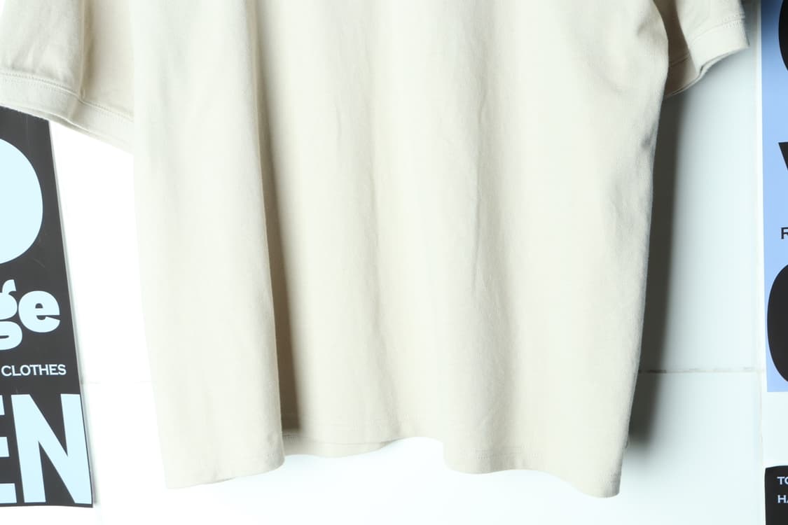 (L-2XL) 토피 반팔 카라 티셔츠 아이보리 박시 놈코어-H30753 상품이미지4