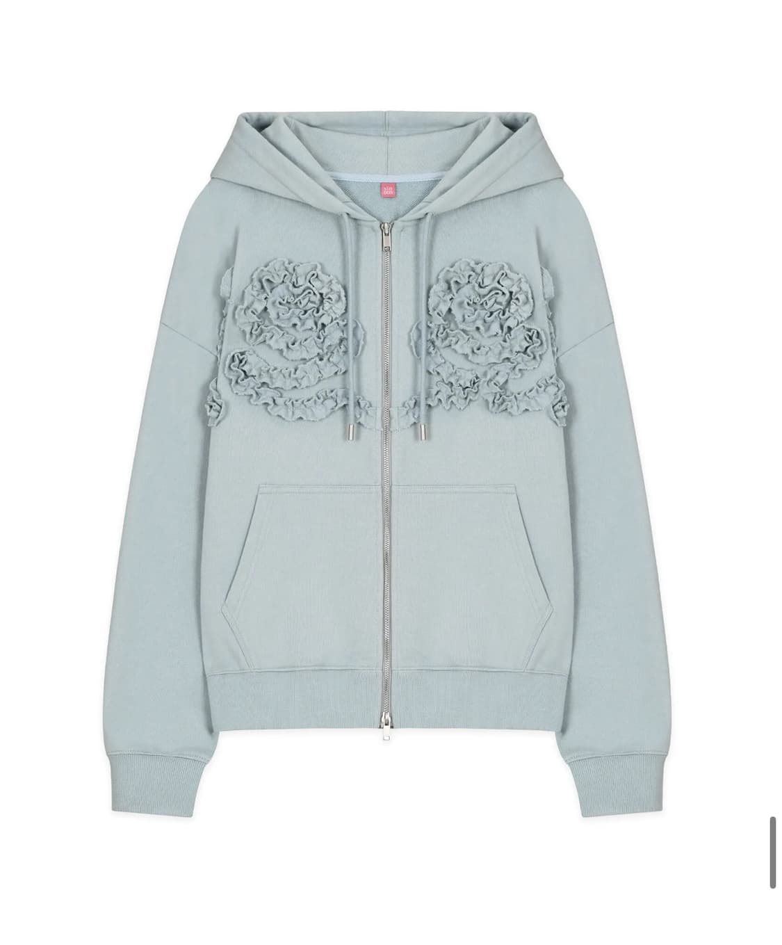 시눈 rose firll 후드집업 블루 상품이미지3