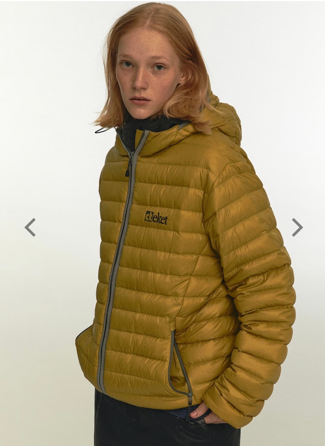 PLAN LIGHTWEIGHT DOWN JACKET YELLOW 상품이미지6