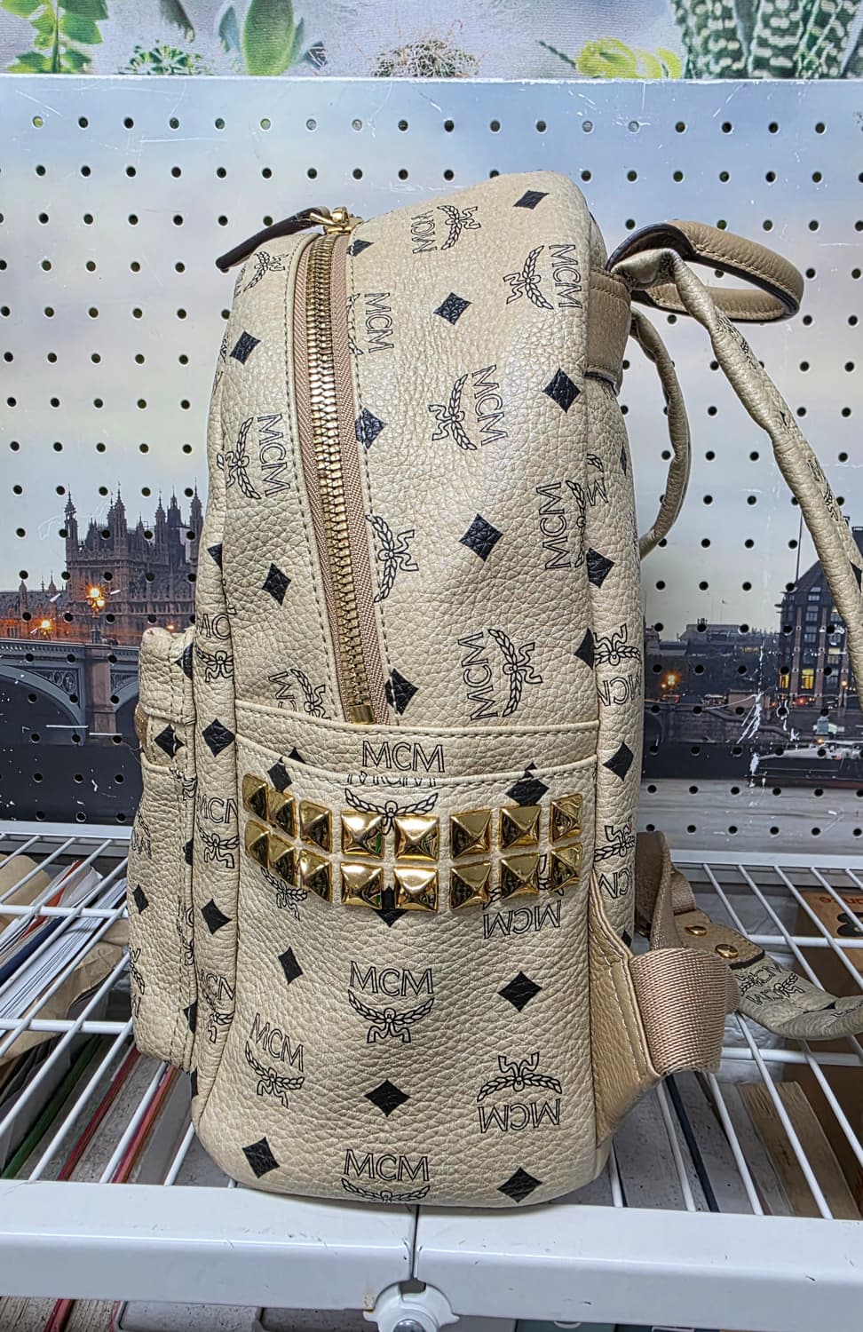 정품/ MCM 스타크 백팩 사이드 스터드 비세토스백팩 GE04 상품이미지2