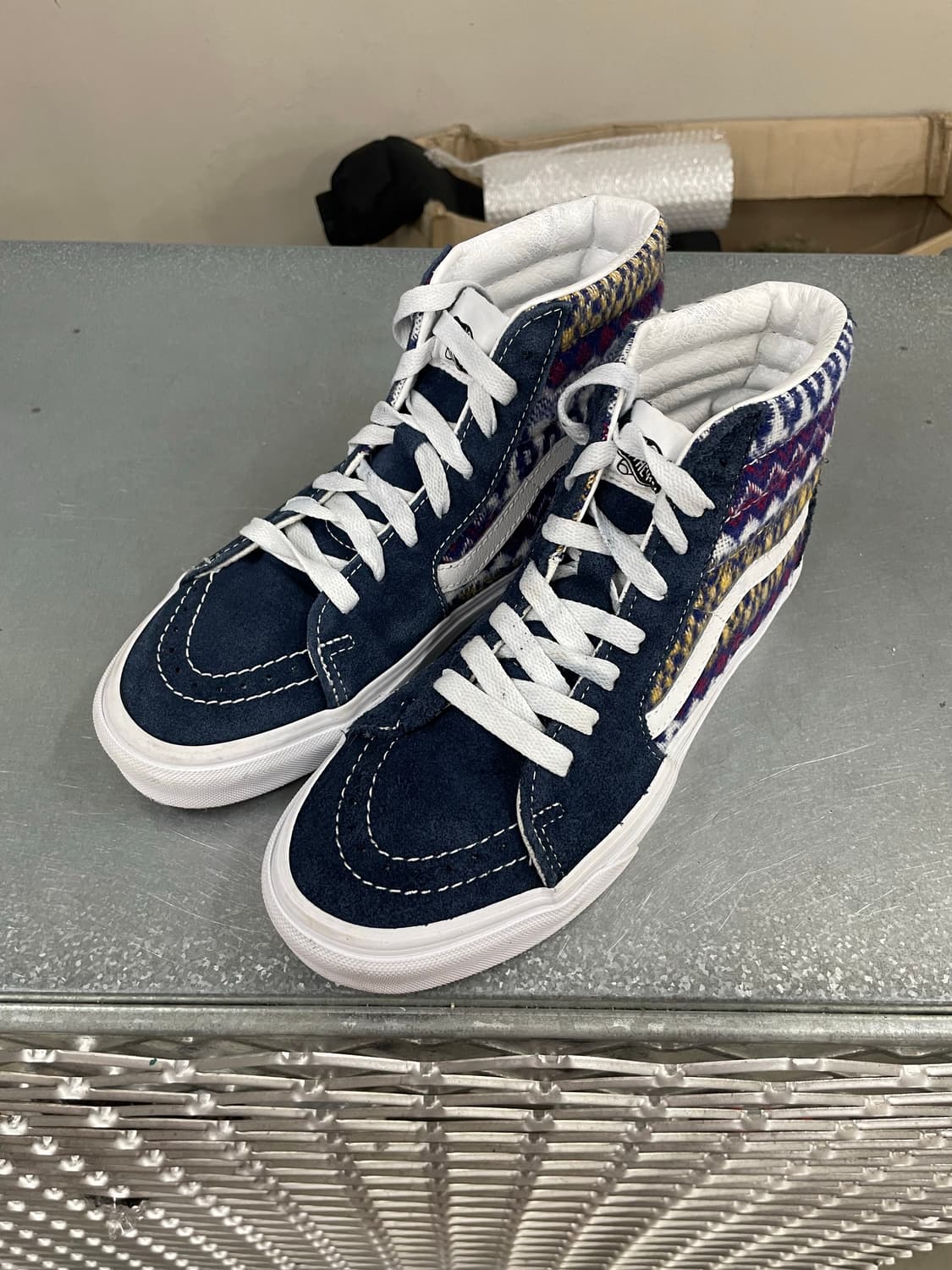 반스 스케이트 하이 페어 아일 블루 235 상품이미지2