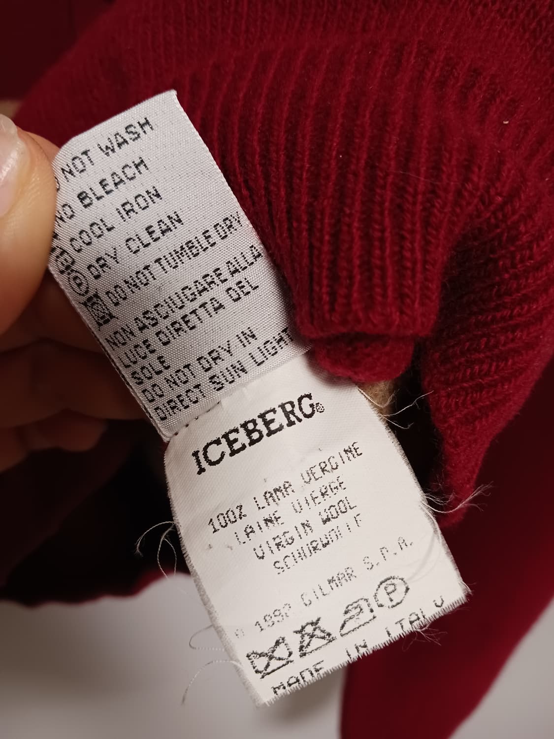 ICE BBERG 그래픽 울니트가디건 상품이미지4