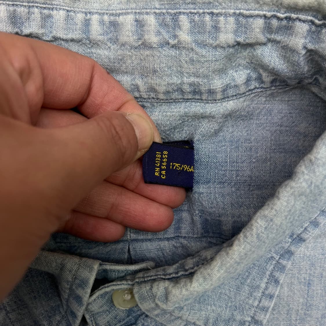 100 폴로 랄프로렌 데님 셔츠 상품이미지3