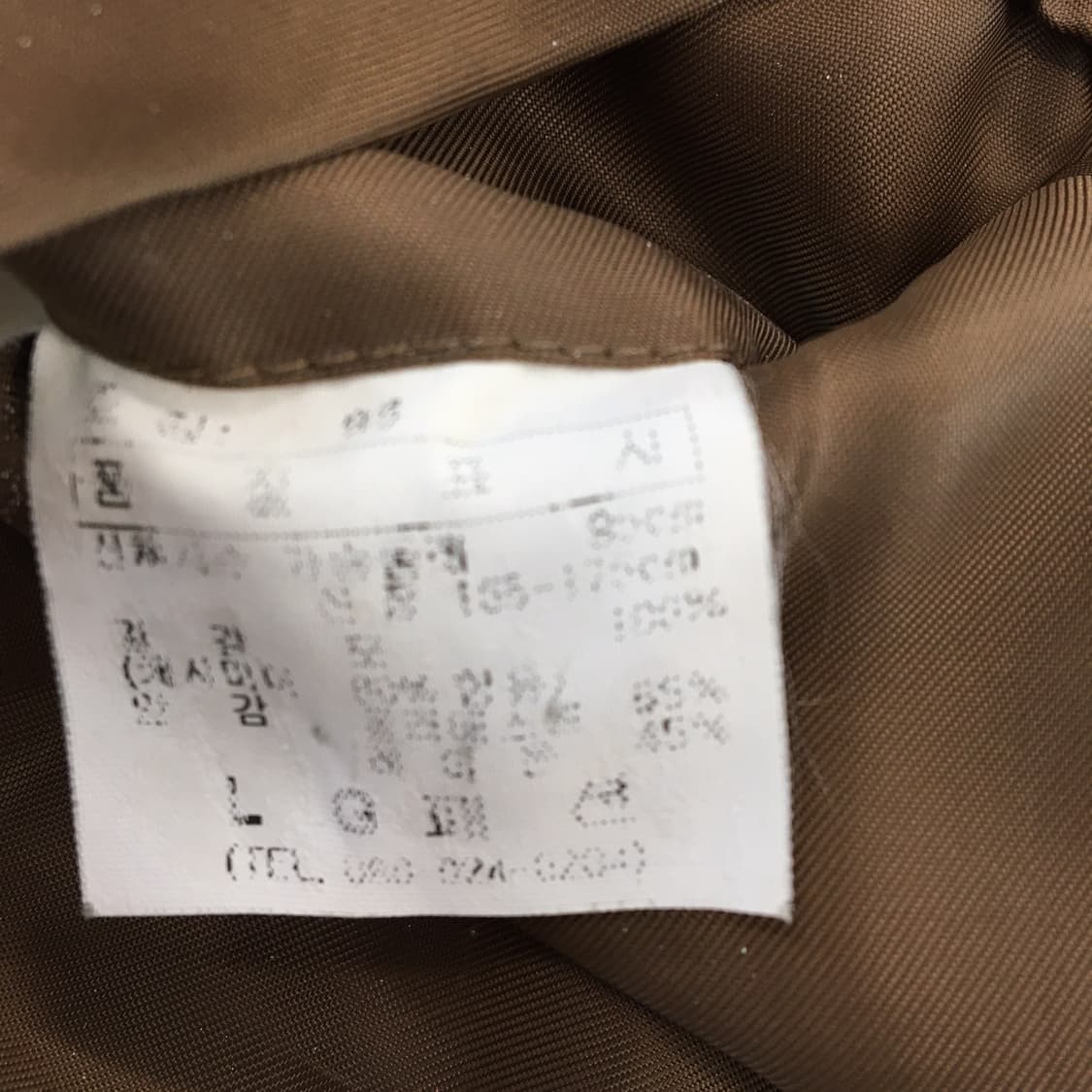 닥스 캐시미어 30% 발마칸 카멜브라운코트 95  상품이미지6