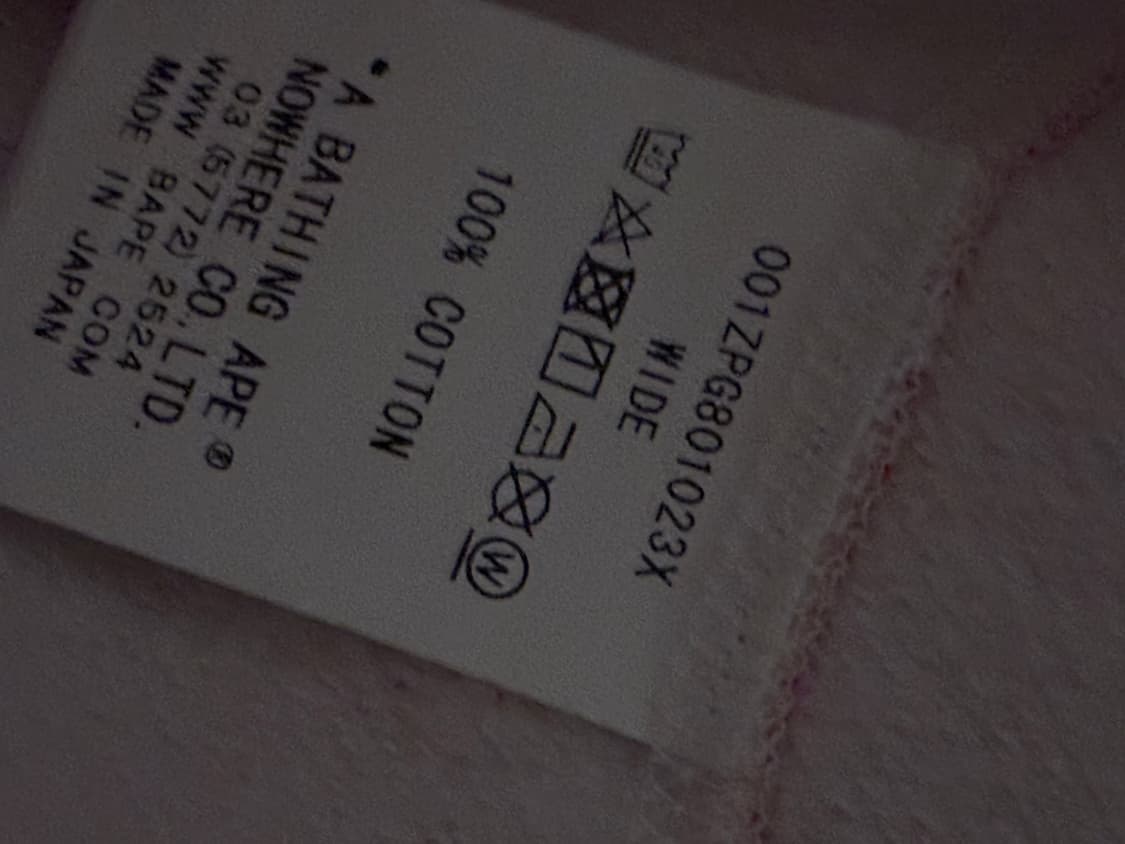 베이프 abc 카모 샤크 후드집업 핑크 M 상품이미지4