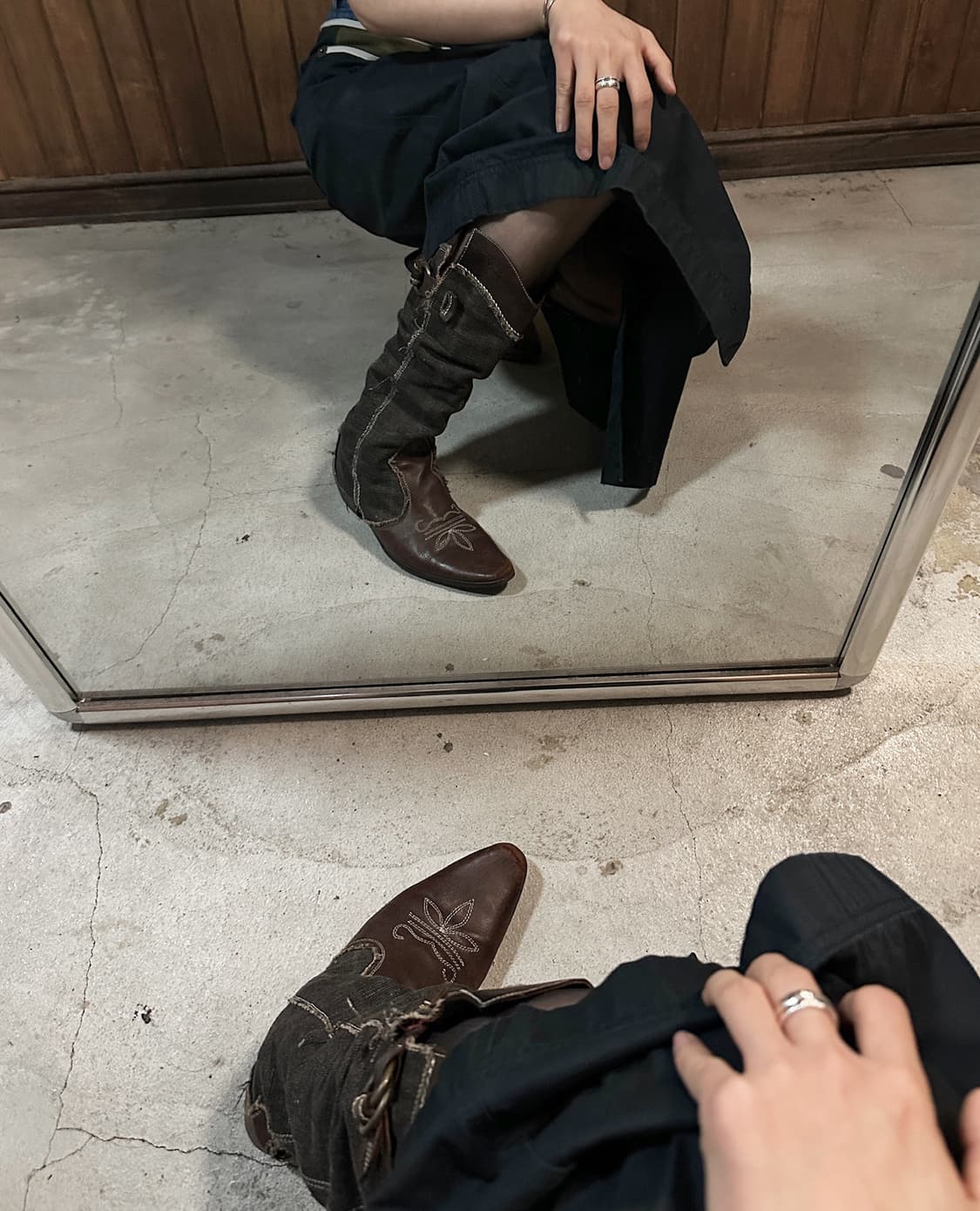 JPV mix western boots 235 상품이미지2