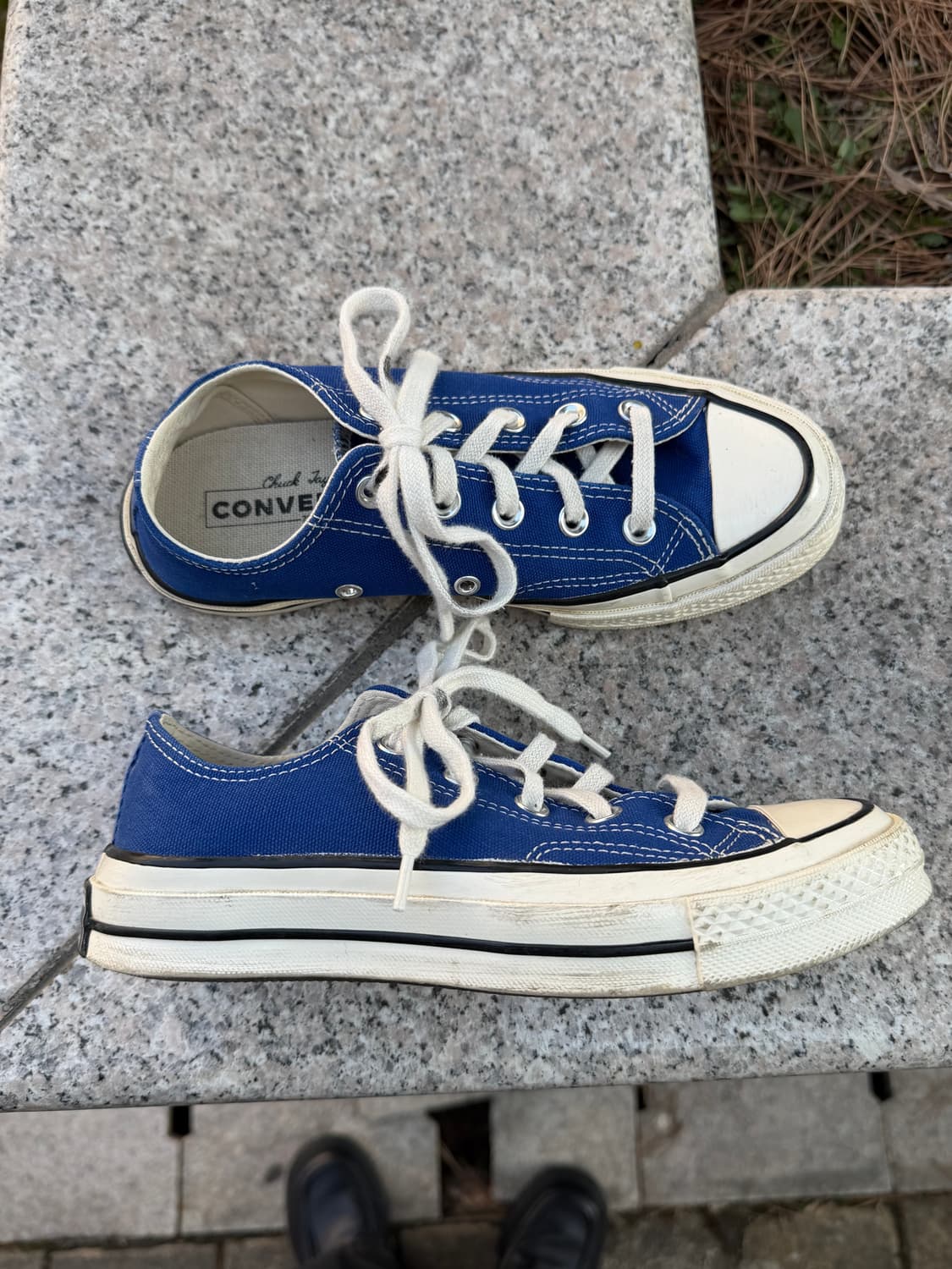 Converse 컨버스 척 70 로우 빈티지 캔버스 러쉬 블루 상품이미지4