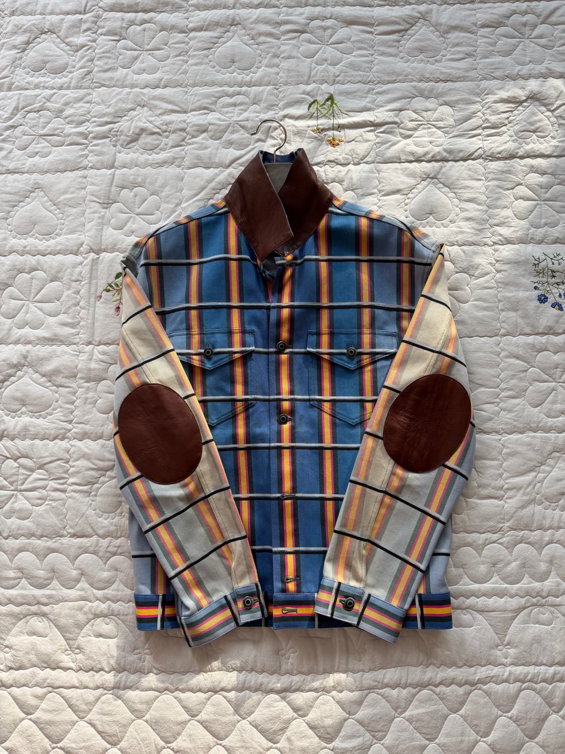 JW 앤더슨 송아지가죽레더 디테일 자켓 made in italy🇮🇹 상품이미지1