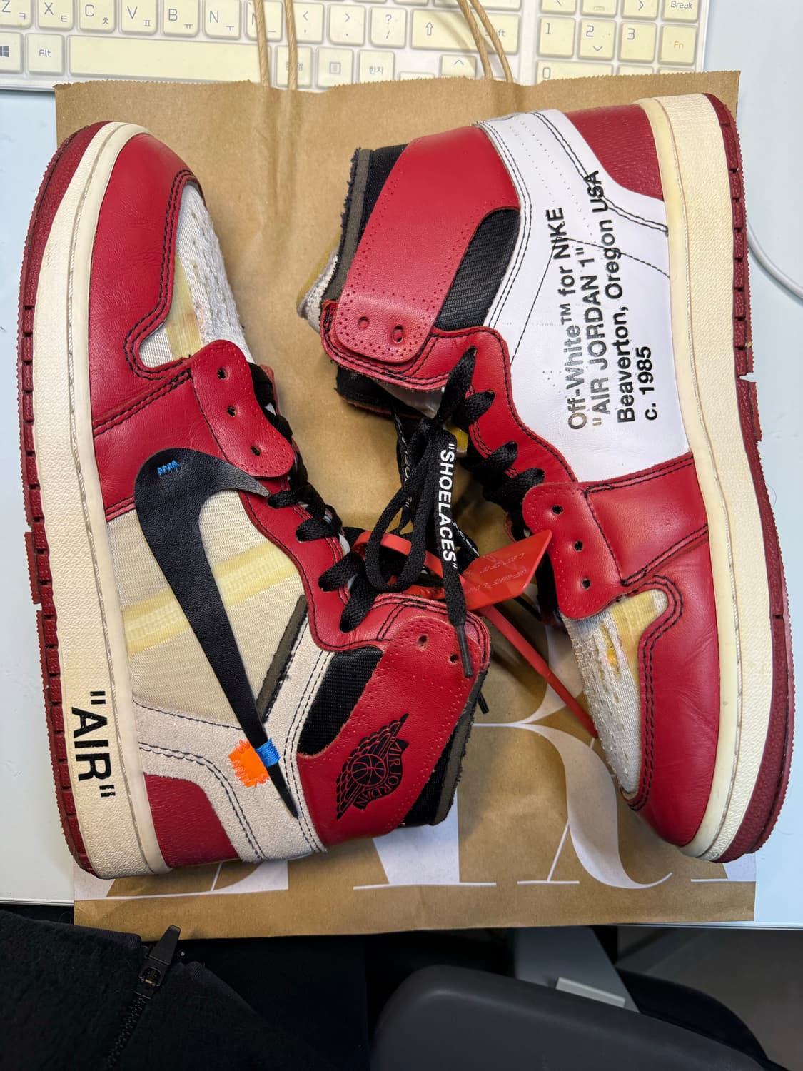 오프화이트 조던1 시카고 285 상품이미지2
