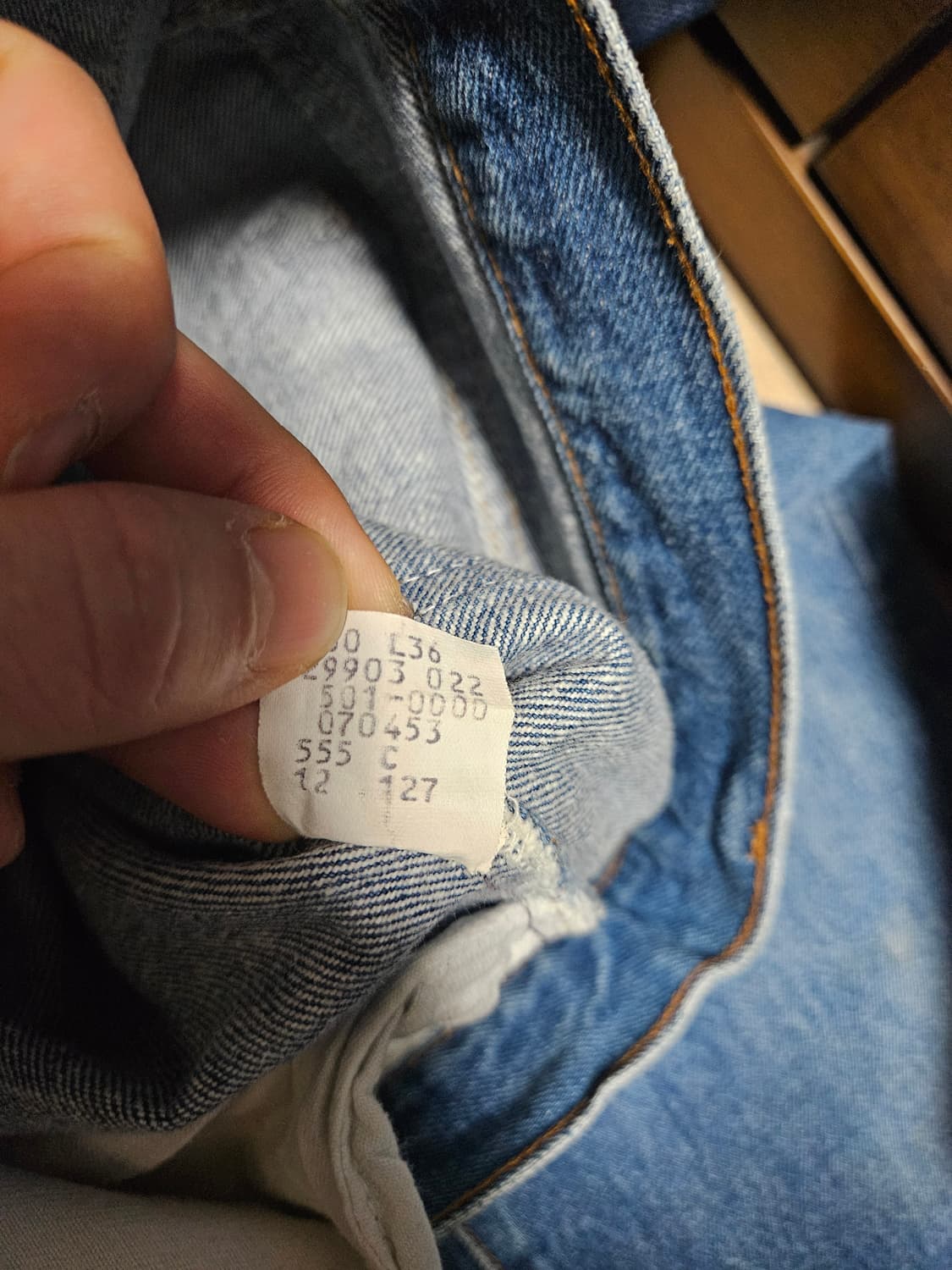 80s 리바이스 501 빈티지 30사이즈 555 미제  상품이미지8