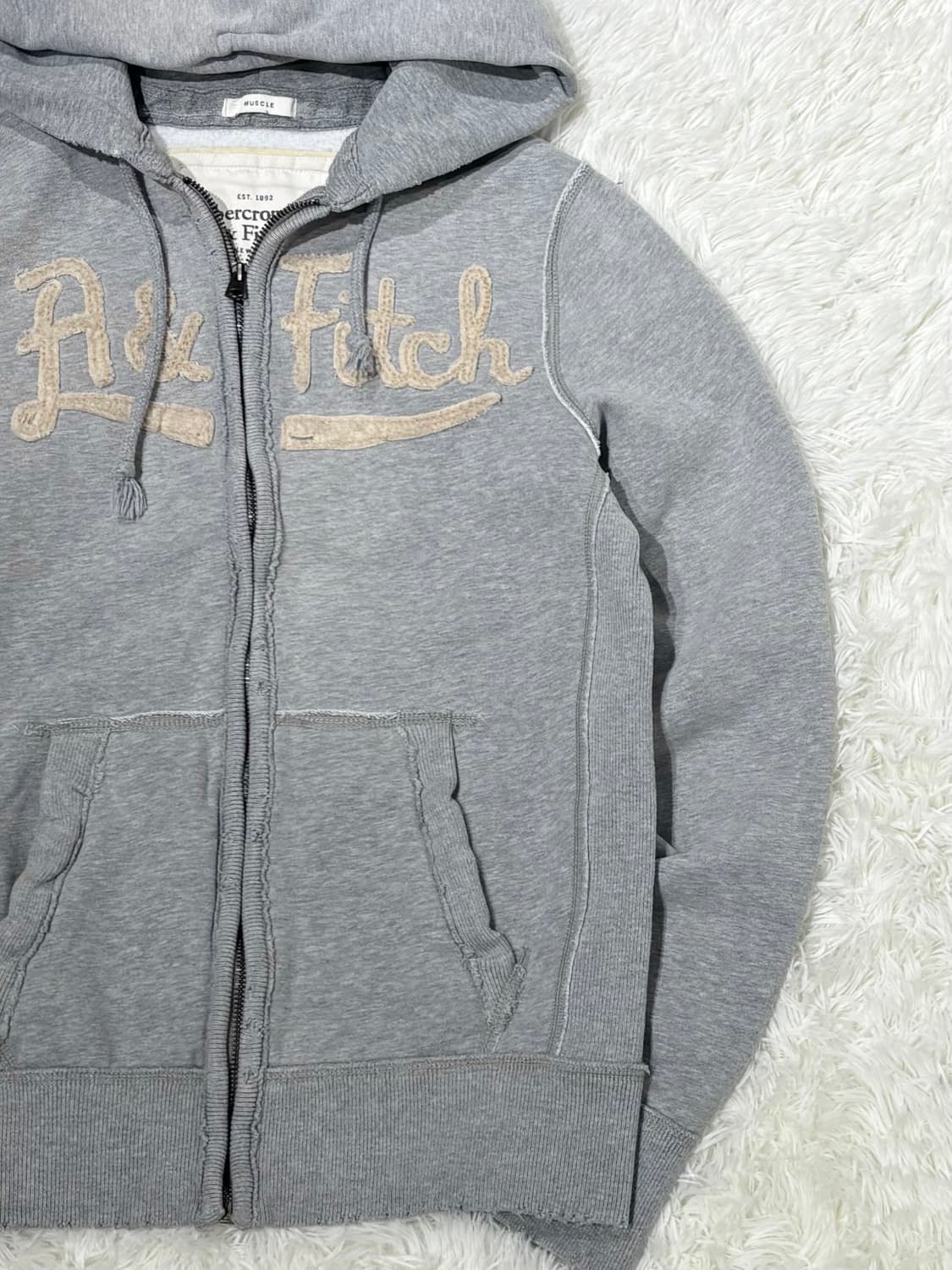 아베크롬비 그레이 후드집업 상품이미지5