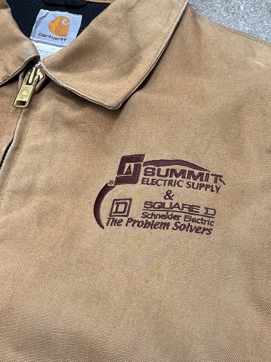 00‘s 칼하트 빈티지 J98 BRN 썬페이드 액티브 자켓 상품이미지3